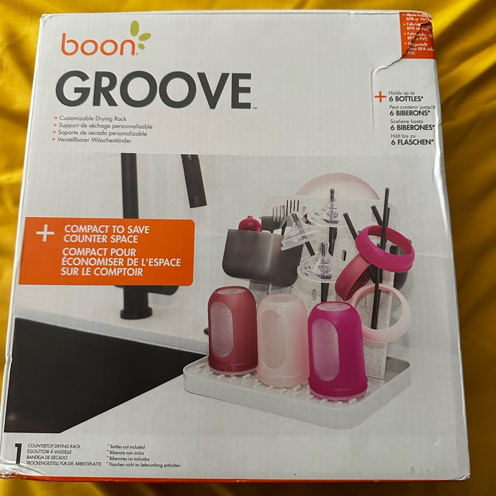 Boon Groove Drying Rack with Accessories